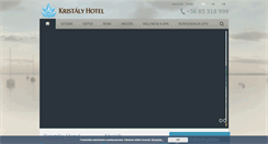 Desktop Screenshot of kristalyhotel.hu